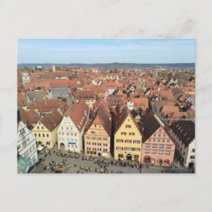 Skyline Rothenburg ob der Tauber, Germany Postcard