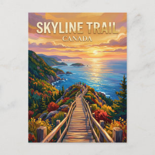 Skyline Trail Canada Postcard