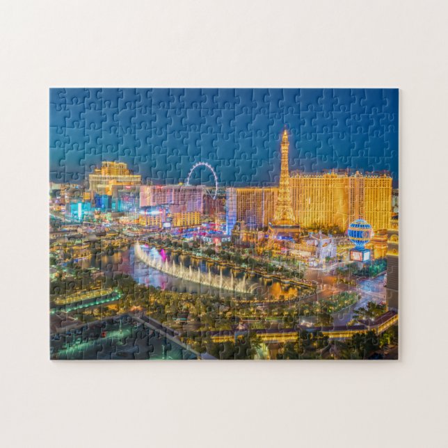 Skyline Vegas Vac Best View of Las Vegas Skyline C Jigsaw Puzzle (Horizontal)