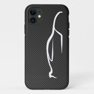 Skyline White Silhouette Logo iPhone 11 Case