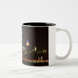 skylinenight, New York, NY Two-Tone Coffee Mug