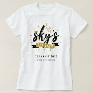 Sky's The Limit  Class of 2022 Grad Personalised T-Shirt