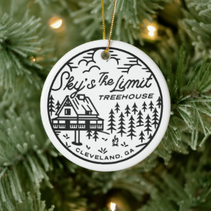 Sky's the Limit Treehouse Christmas Ornament