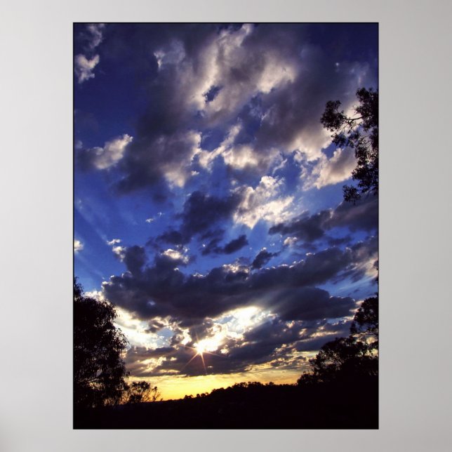 Skyscape sparkle Poster (Front)