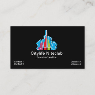 Skyscraper business card