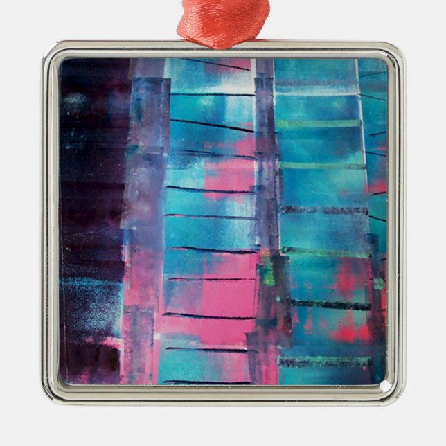 Skyscraper Metal Tree Decoration (Front)