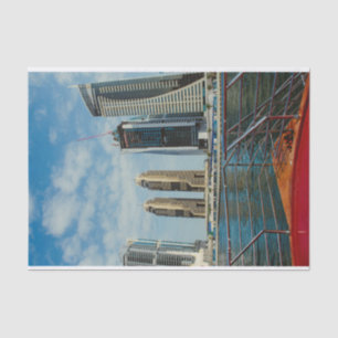 Skyscrapers in Dubai Marina Tissue Paper