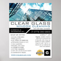 Skyscrapers, Window Cleaner, Cleaning Advertising