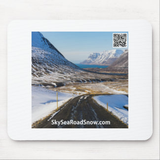 SkySeaRoadSnow - Mouse Pad