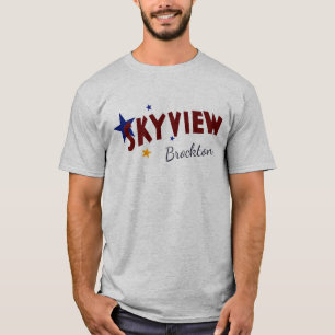 Skyview Drive-In Theatre Screen Brockton Scrib Tee