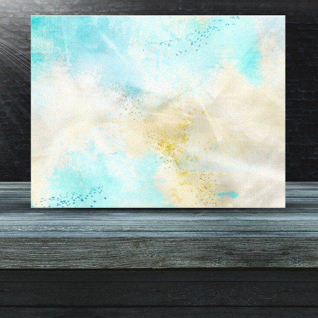 Skyview of an Island   Canvas Print (Creator Uploaded)
