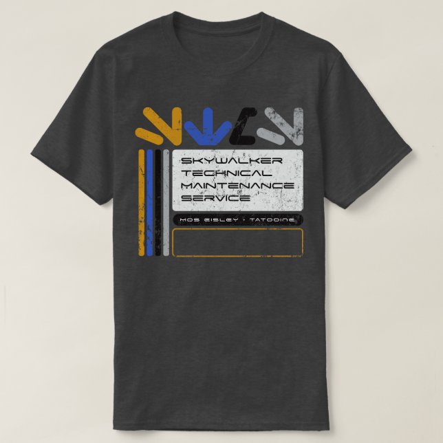 Skywalker Technical Maintenance Service T-Shirt (Design Front)