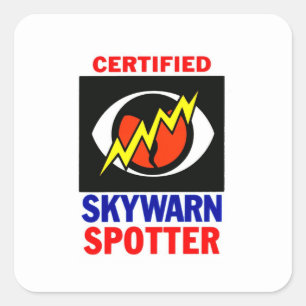 SkyWarn Square Sticker
