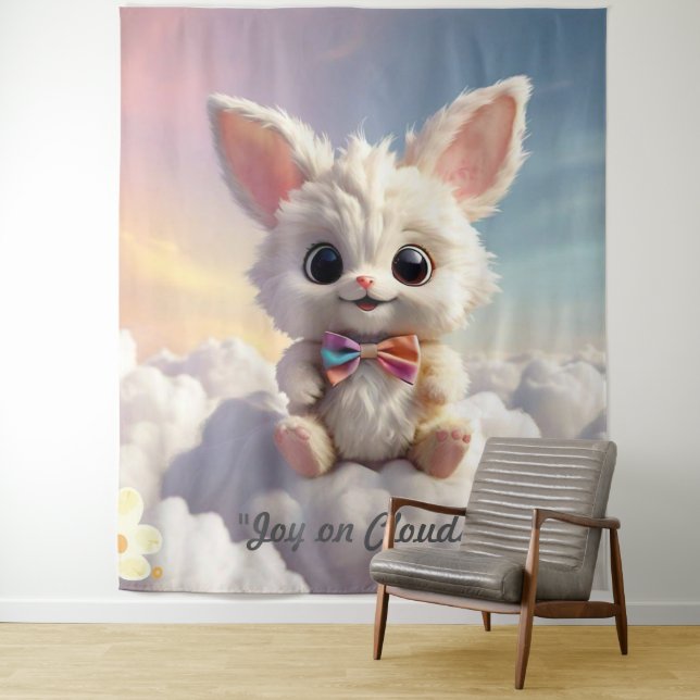 "Skywhiskers' Gentle Heart" Tapestry (In Situ)