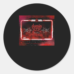 Skz Dominate Concert Theme (red Version) Sticker