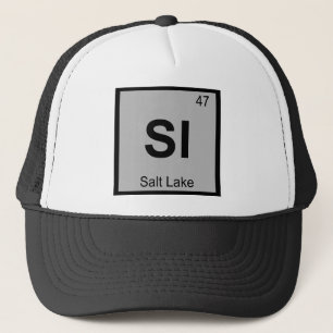 Sl - Salt Lake City Utah Chemistry Periodic Table Trucker Hat