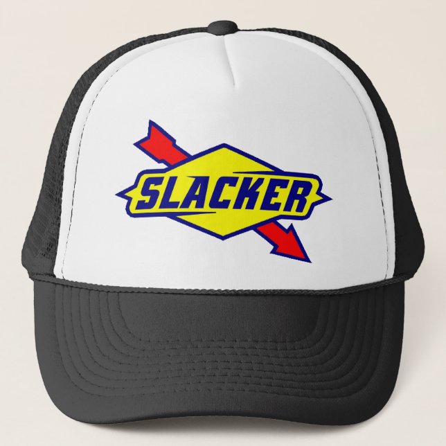 Slacker - Gas Station Parody Trucker Hat (Front)
