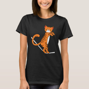 Slackline Cat Slackliner Slacklining Recreational T-Shirt