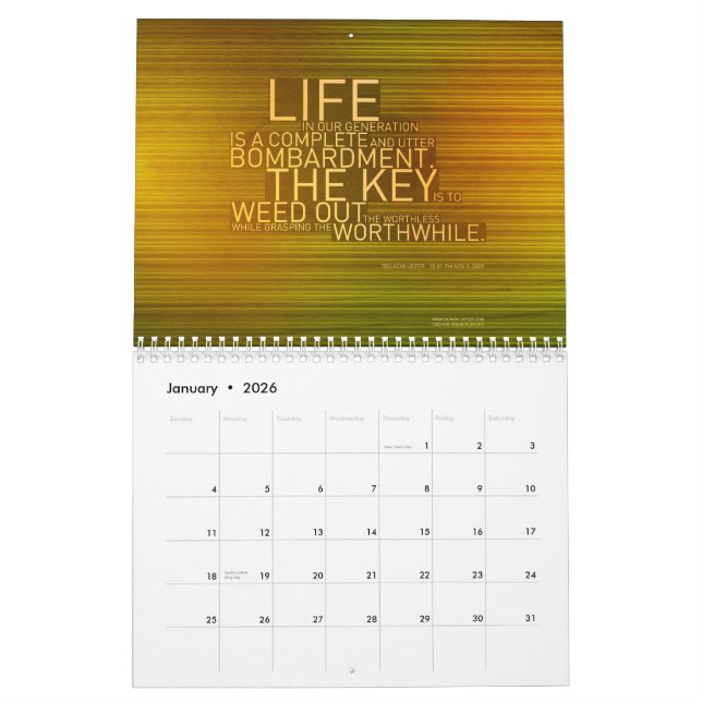 @slackluster: The 2010 Twitter Calendar (Jan 2026)