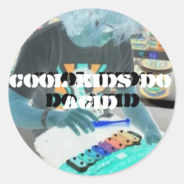 Slade and the BIG NOTHING!cool kids acid Sticker (Front)