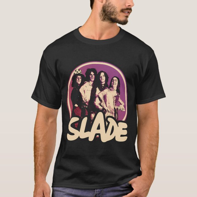 Slade Band Glam Rock T-Shirt (Front)