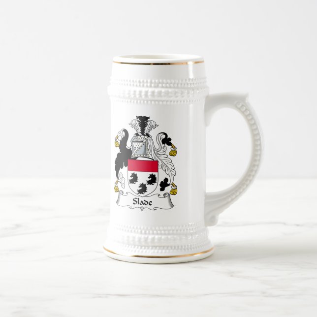 Slade Family Crest Beer Stein (Right)