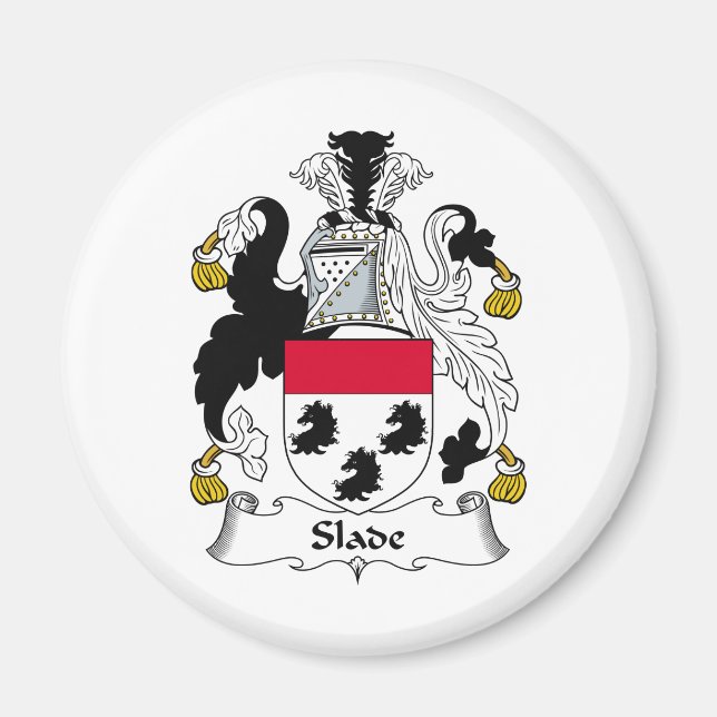 Slade Family Crest Magnet (Front)