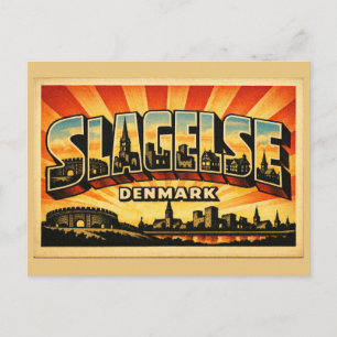 Slagelse Denmark Tower Postcard