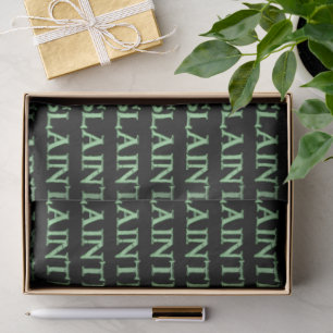 Slainte black tissue paper