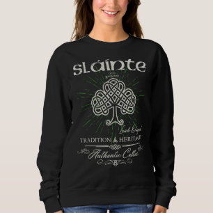 Sláinte Celtic Knot Tree of Life St Patrick's Day Sweatshirt