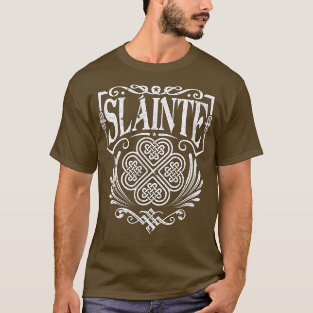 Slainte Cheers Good Health from Ireland- Men T T-Shirt (Front)