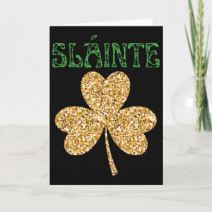 Slainte cheers Good Health' From Ireland - Men Wom Card