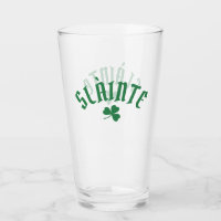 SLÀINTE Funny Irish St. Patrick's Day Green Clover