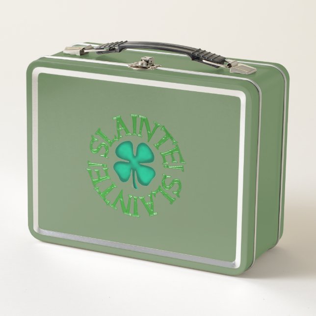 Slainte green green lunchbox (Front)