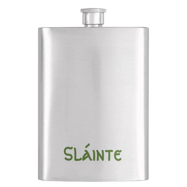 Sláinte Hip Flask (Front)