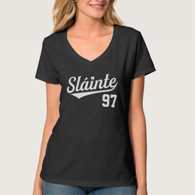 Slainte Irish St Patrick s Day Ireland Baseball St T-Shirt (Front)