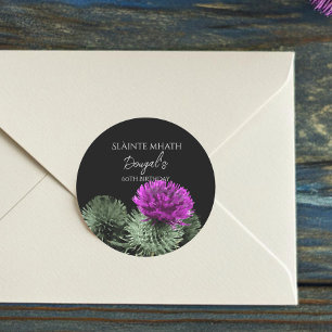 Slàinte mhath Thisthle Birsthday Sticker