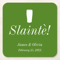 Slainte Paper Coaster