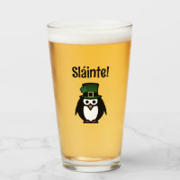 Sláinte! personalised St Patrick's Day beer glass