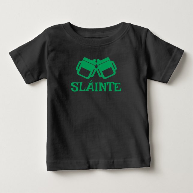 SLÁINTE sippy black tee (Front)