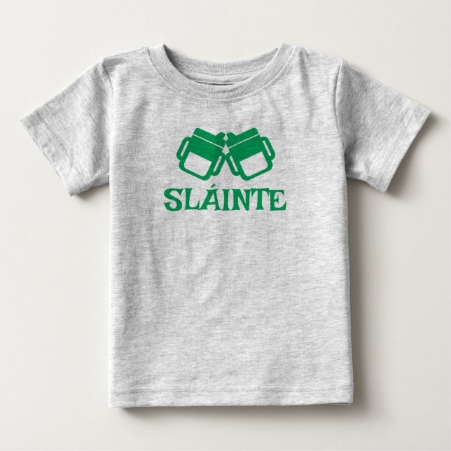 SLÁINTE sippy grey tee (Front)