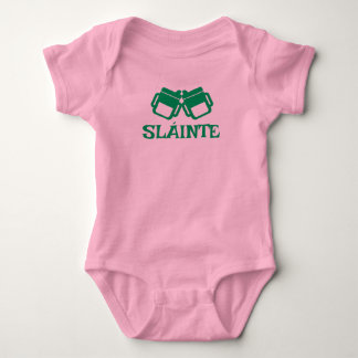 SLÁINTE sippy pink bodysuit