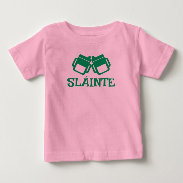 SLÁINTE sippy pink tee (Front)