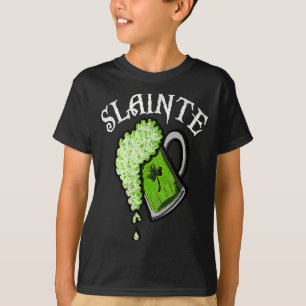 Slainte St Patricks Day Men Women Beer Drinking Mu T-Shirt