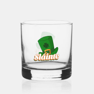 Sláinte St. Patrick's Day Whiskey Glass