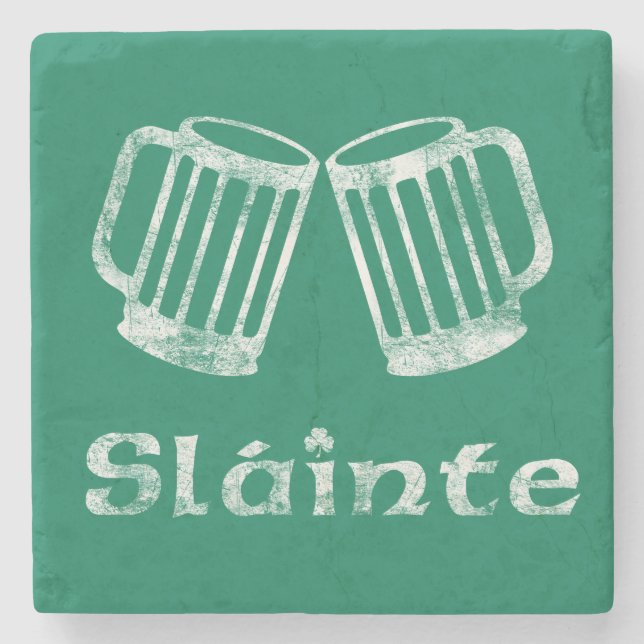 Slàinte Stone Coaster (Front)