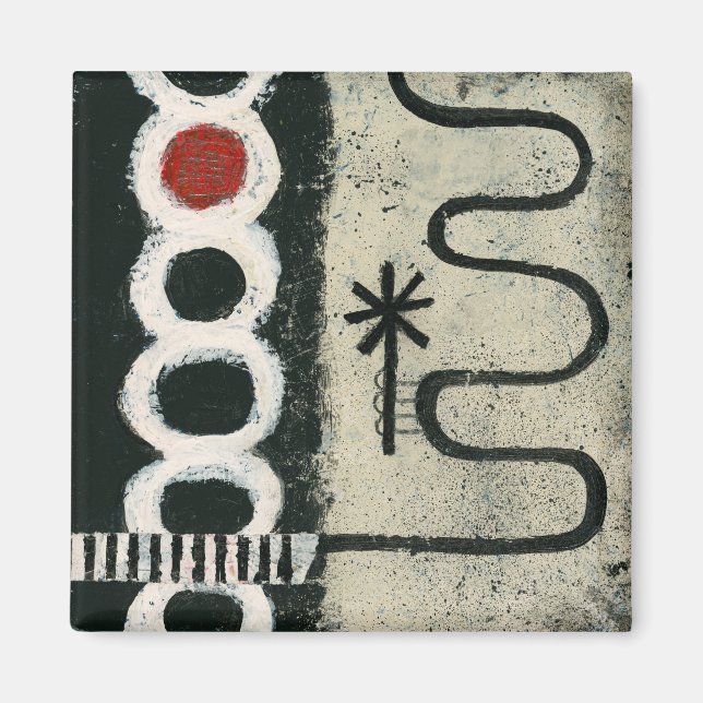 Slalom Refrigerator Magnet (Front)