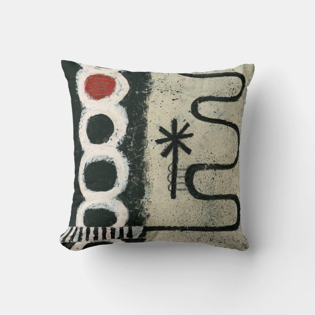 Slalom Throw Pillow (Front)