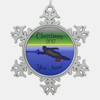 Slalom Water Ski Christmas Ornament