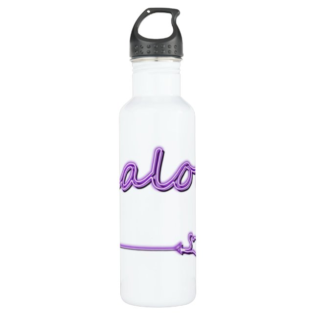 Slalom Water Ski Neon 710 Ml Water Bottle (Front)